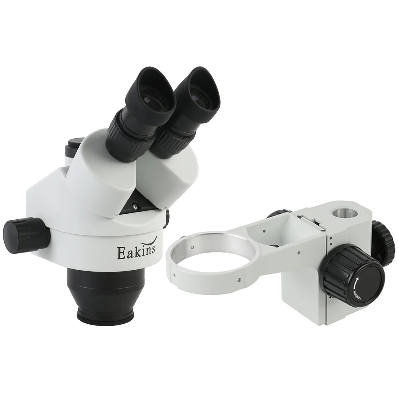Trinocular Stereo Microscope 7X-45X - Cabezal de Microscopio Estéreo Trinocular con