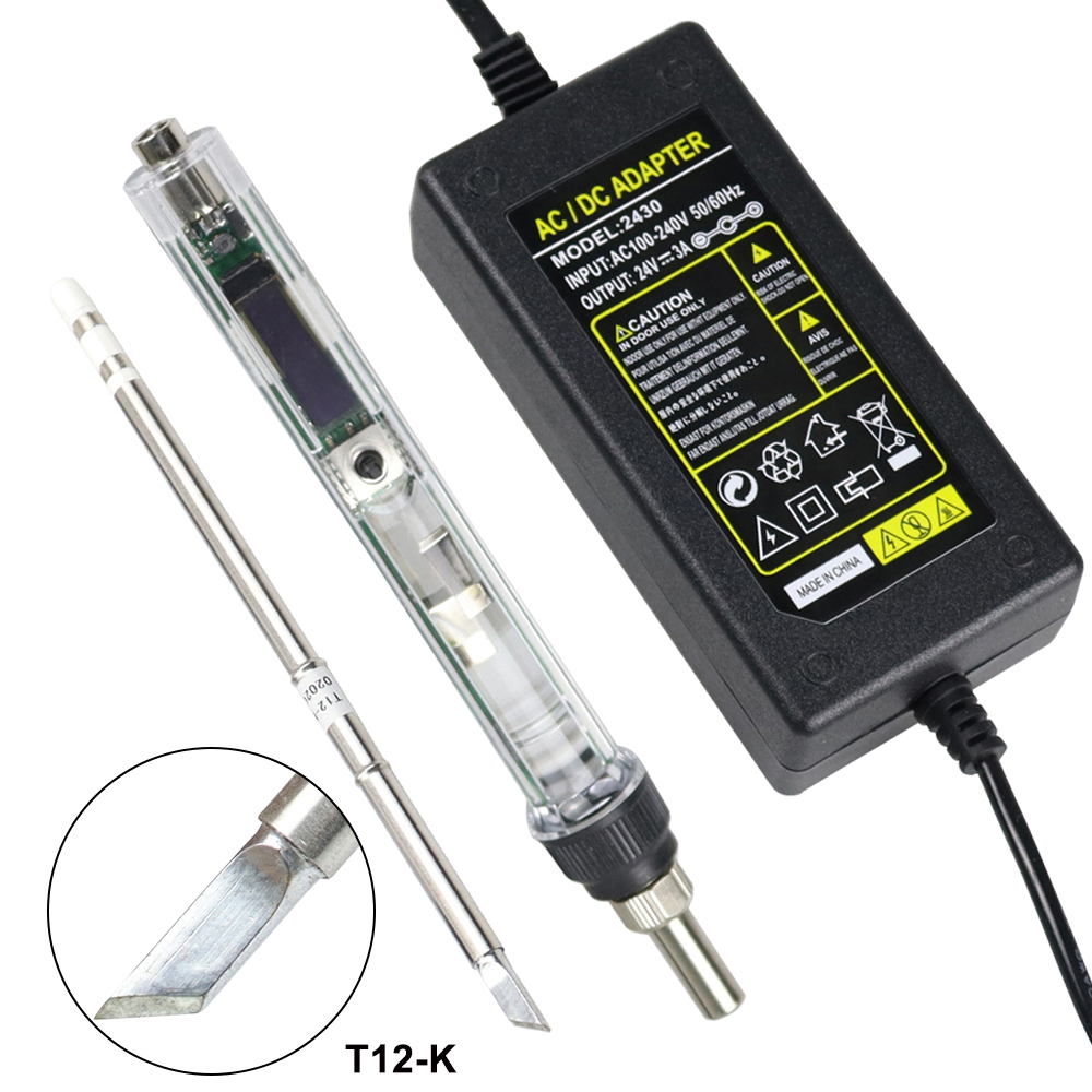 T12 Soldering Station Oled - Kit de soldador eléctrico T12 DC