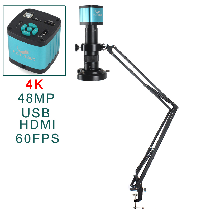 4K Microscope Camera Sony Sensor - Cámara microscópica Digital de vídeo USB,