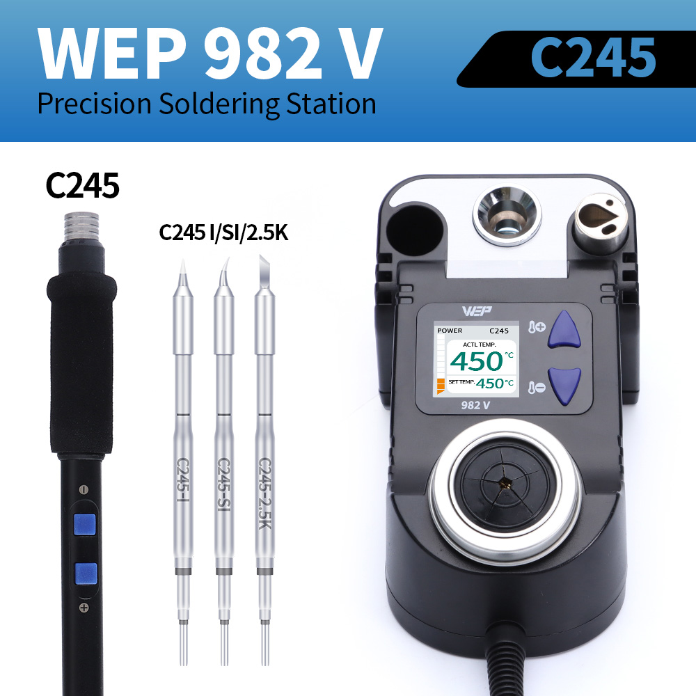 C210 Precision Soldering Station - Kit de soldador de precisión WEP