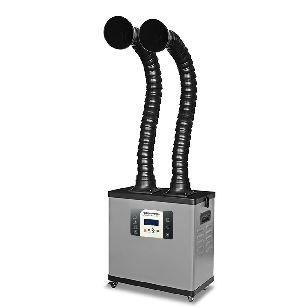 Fume Extractor Soldering Dual Arm - Extractor de humo de soldadura de