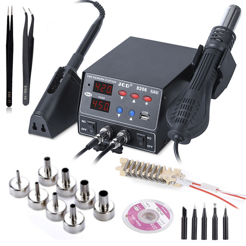 2 In 1 Soldering Rework Station 750W - Estación de Soldadura 2 en 1