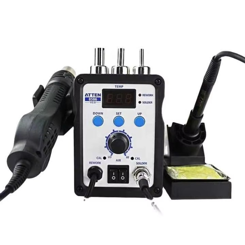 2 In 1 Soldering Rework Station 750W - Estación de soldadura y retrabajo SMD