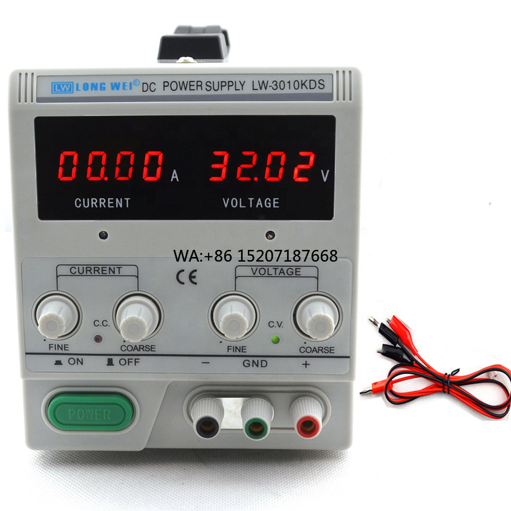 High Precision Dc Power Supply 30V 10A - Fuente de alimentación regulada por CC