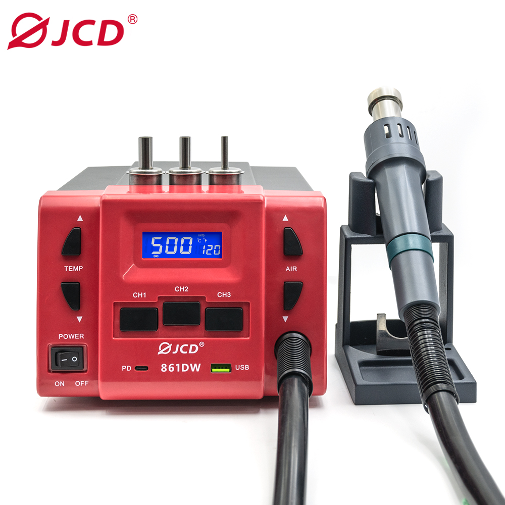 Hot Air Rework Station 861Dw - JCD 861DW pistola de aire caliente