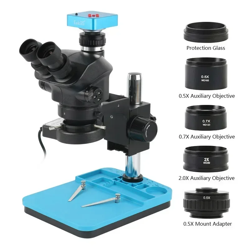Simul-Focal Industrial Microscope 4K Hdmi - Cámara de vídeo con montaje C,