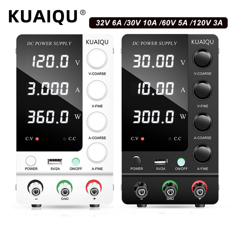 High Precision Dc Power Supply 30V 10A - KUAIQU Fuente de Alimentación CC de