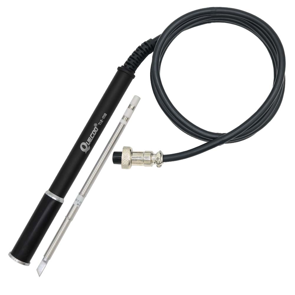 T12 Soldering Station Oled - Mango negro de aleación de aluminio