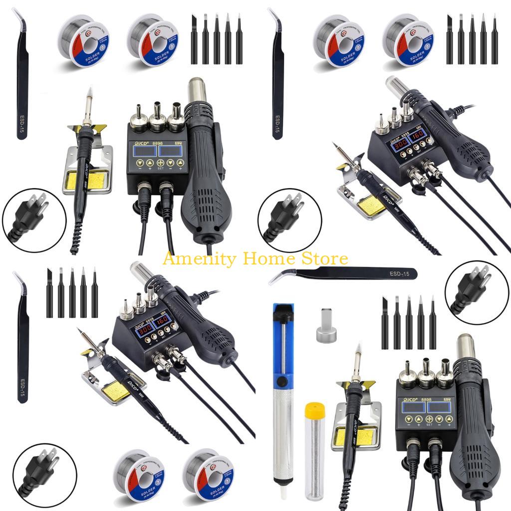 2 In 1 Soldering Rework Station 750W - Soldador F26C 2 en 1, estación