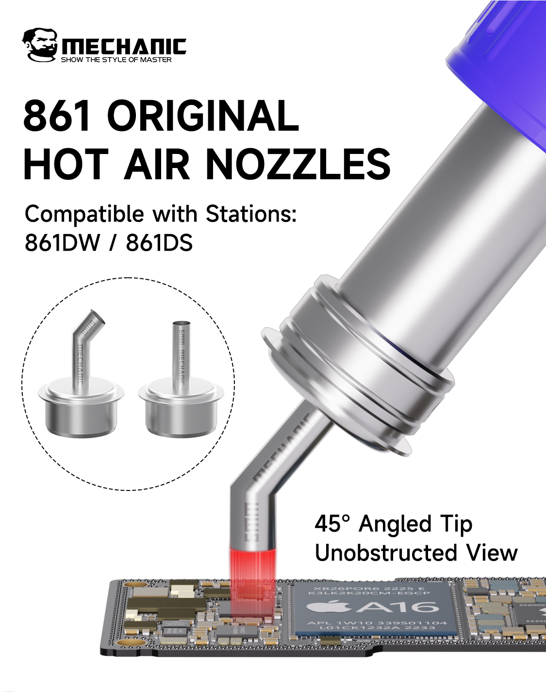 Kit de Boquillas de Aire Calie - Hot Air Rework Station 861Dw reseña y precio