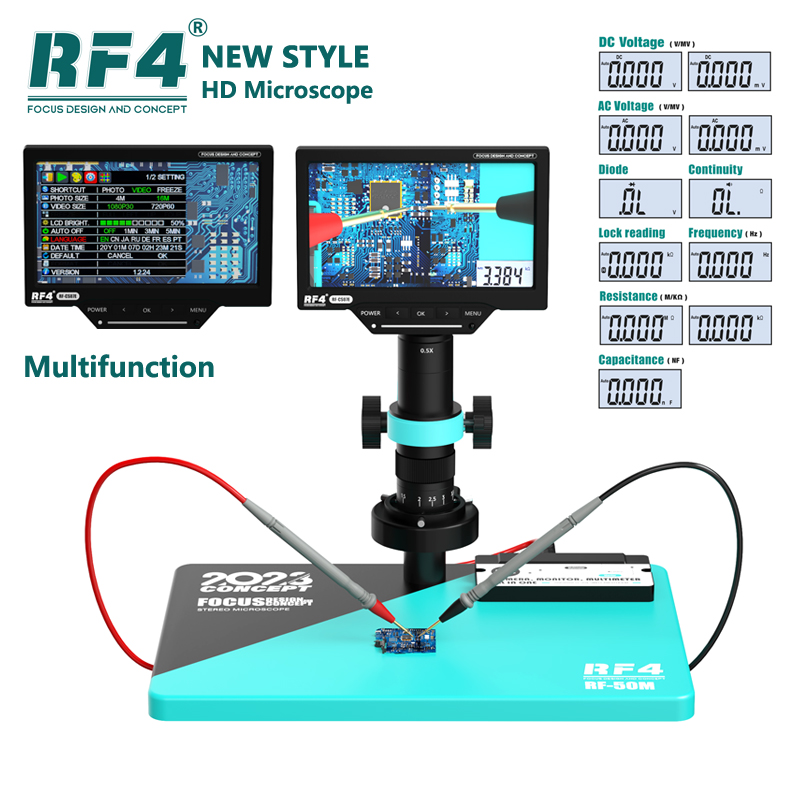 Cámara microscópica de vídeo D - Simul-Focal Industrial Microscope 4K Hdmi reseña y precio