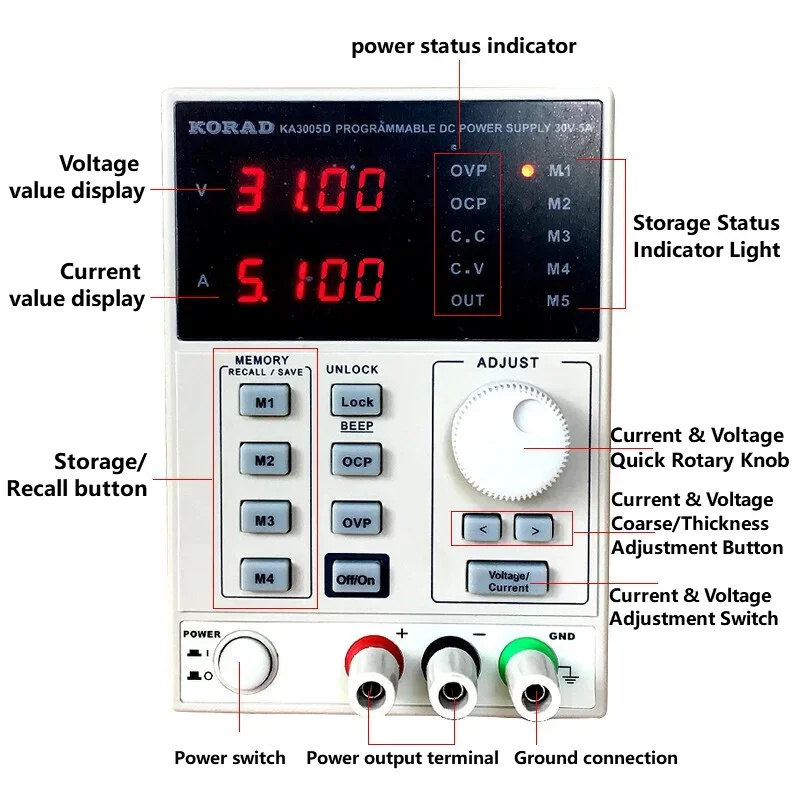 Fuente de Alimentación DC Regu - High Precision Dc Power Supply 30V 10A reseña y precio