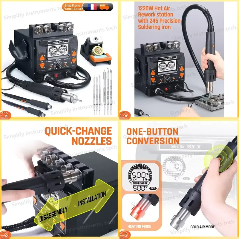 Estación de Soldadura Silverfl - C210 Precision Soldering Station reseña y precio
