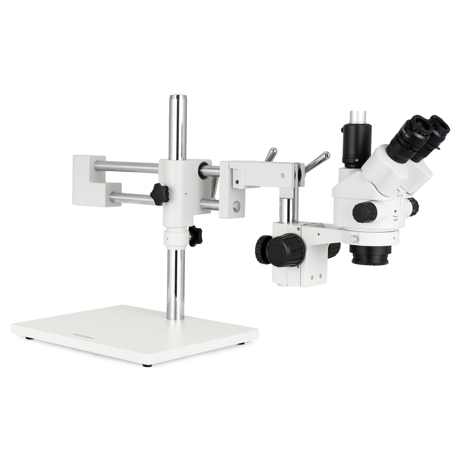Cabezal de Microscopio Estéreo - Trinocular Stereo Microscope 7X-45X reseña y precio