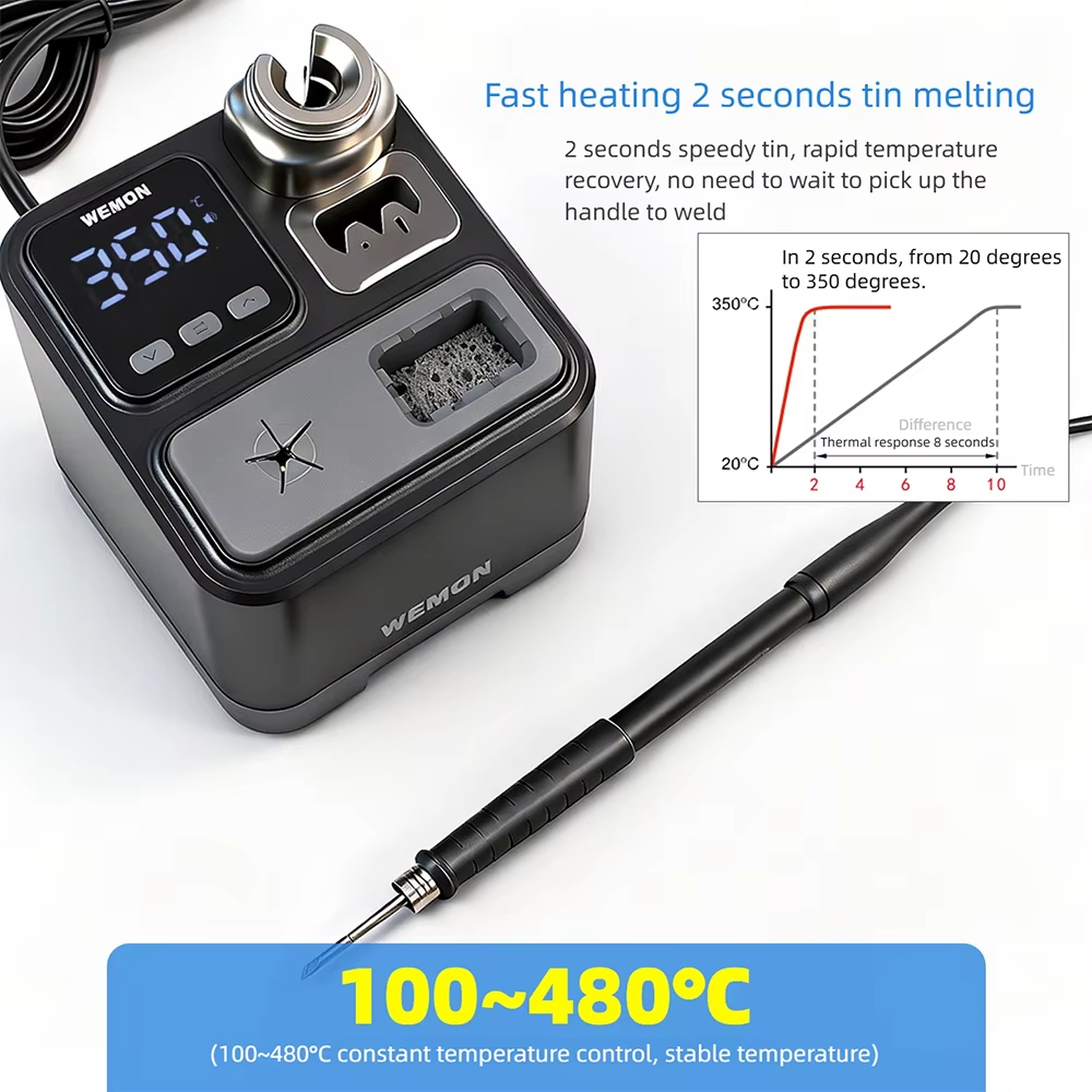 Estación de Soldadura WEMON K2 - C210 Precision Soldering Station reseña y precio