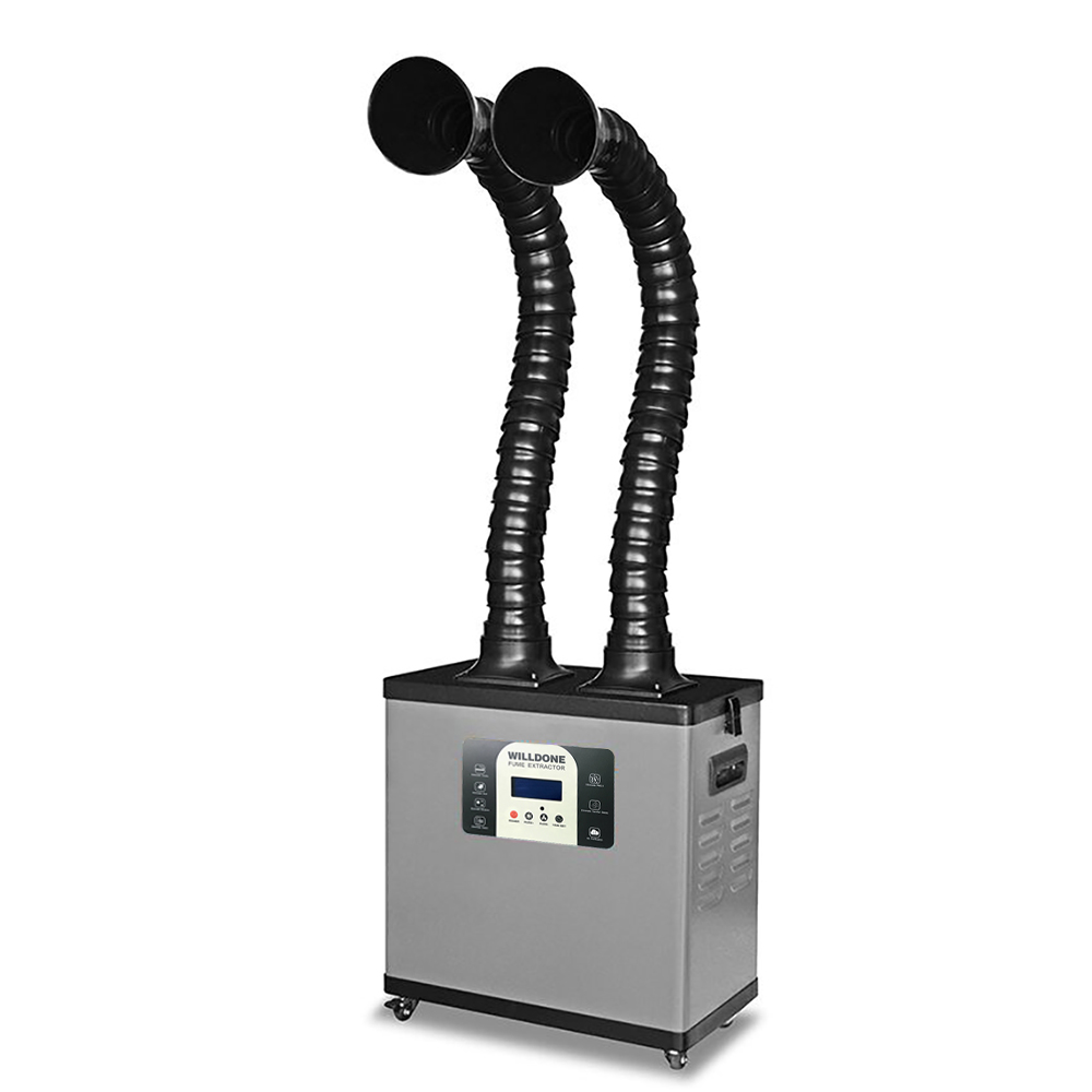 Extractor de humo de soldadura - Fume Extractor Soldering Dual Arm reseña y precio