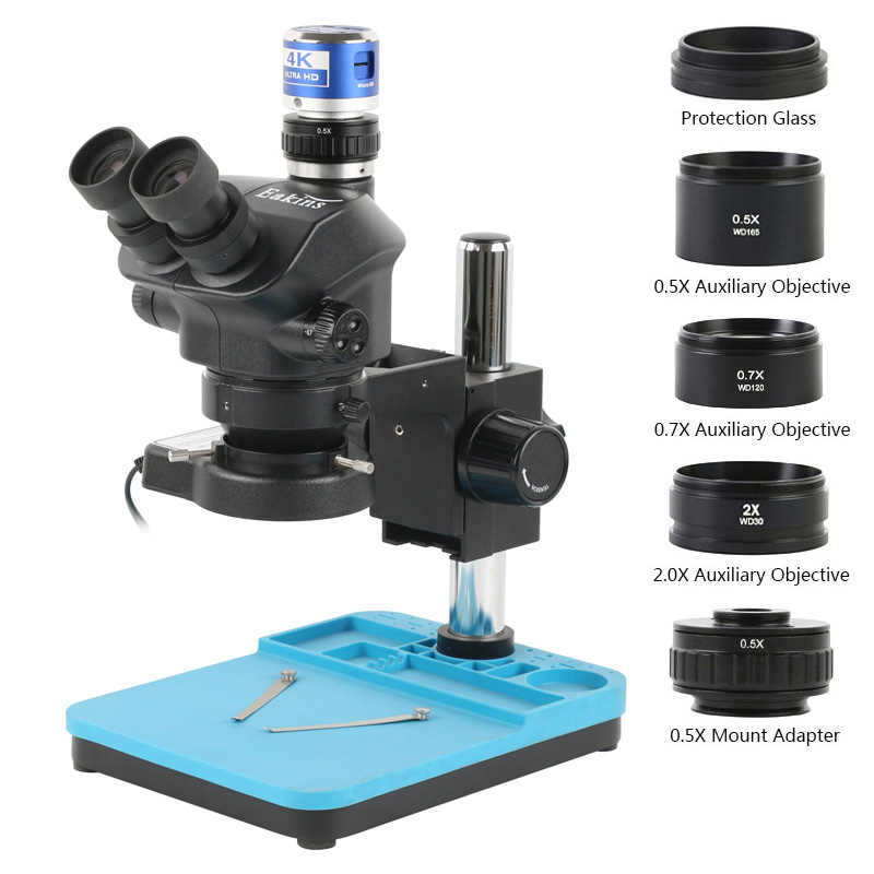 Cámara de vídeo con montaje C, - Simul-Focal Industrial Microscope 4K Hdmi reseña y precio