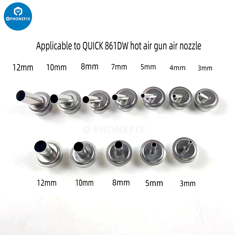 Quick 861DW-boquillas de estac - Hot Air Rework Station 861Dw reseña y precio