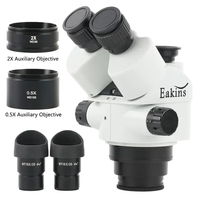 Microscopio Trinocular Focal n - Trinocular Stereo Microscope 7X-45X reseña y precio