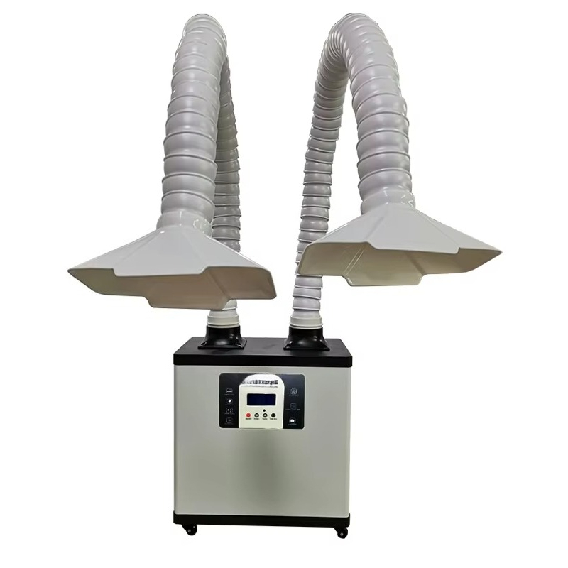 Extractor de humo de soldadura - Fume Extractor Soldering Dual Arm reseña y precio