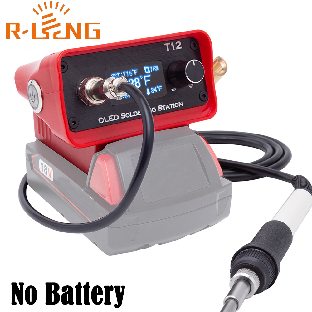 Estación de soldadura de hierr - T12 Soldering Station Oled reseña y precio
