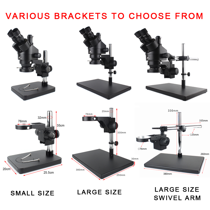 Microscopio Trinocular estéreo - Trinocular Stereo Microscope 7X-45X reseña y precio