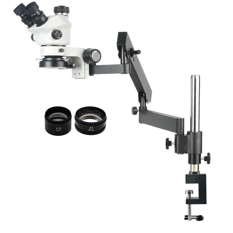 Nuevo Microscopio Estéreo Trin - Articulating Arm Boom Stand Microscope reseña y precio