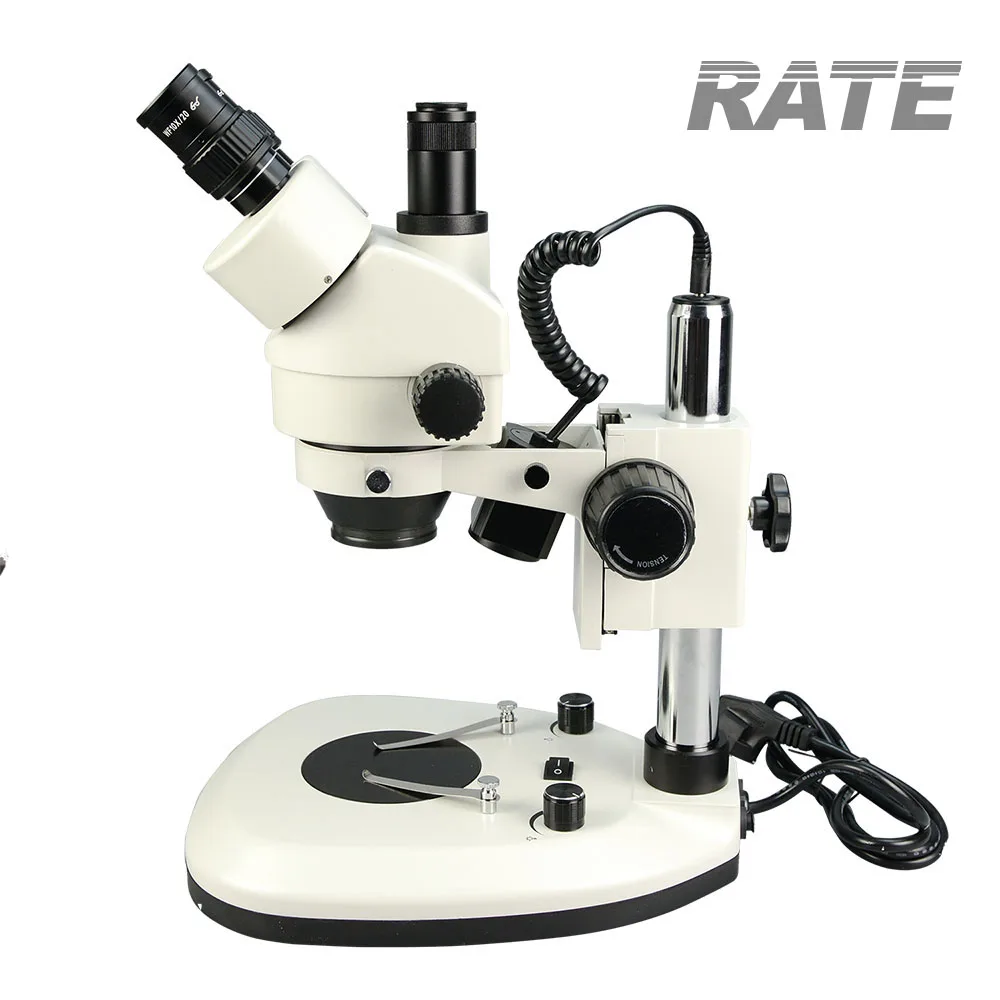 Microscopio Trinocular Óptico  - Trinocular Stereo Microscope 7X-45X reseña y precio