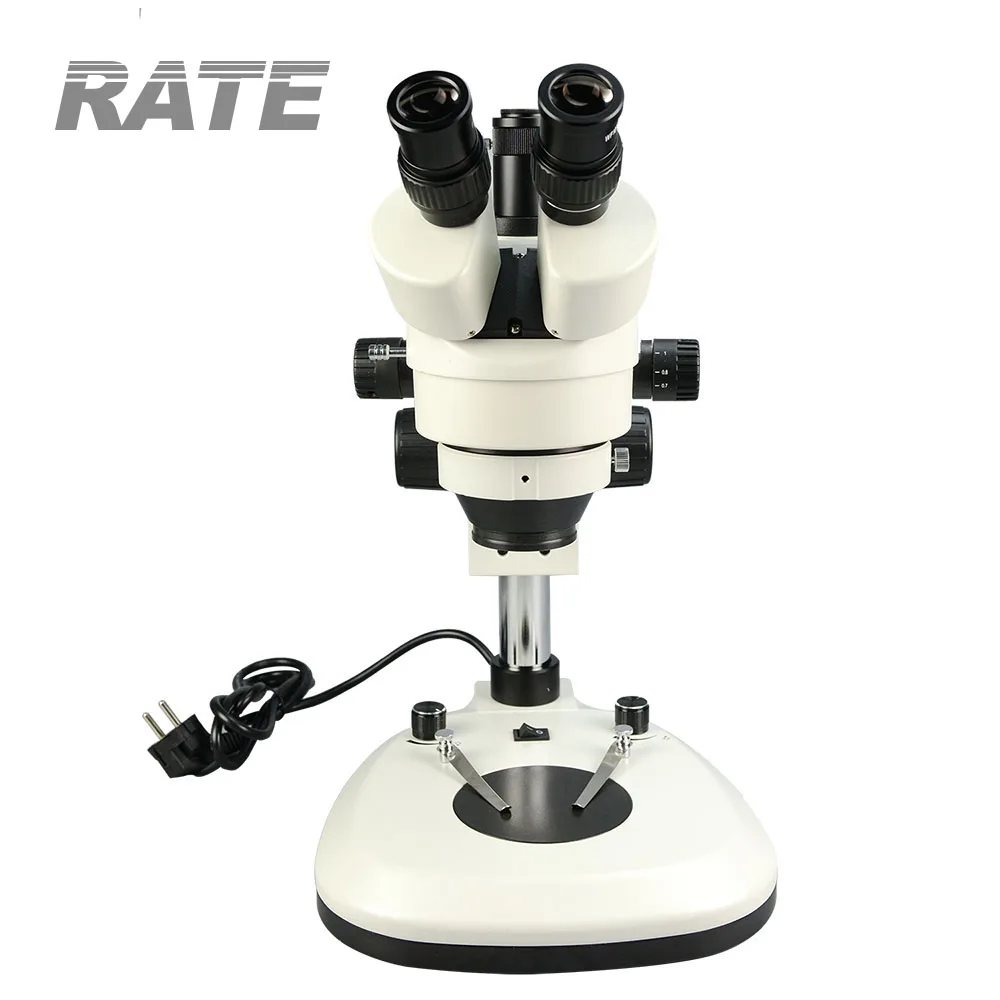 Microscopio Trinocular Óptico  - Trinocular Stereo Microscope 7X-45X reseña y precio