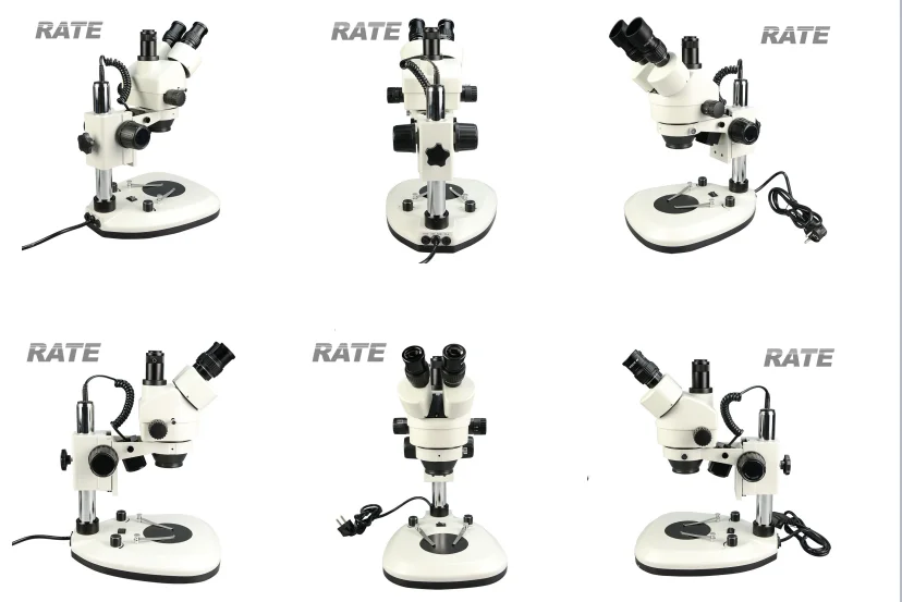 Microscopio Trinocular Óptico  - Trinocular Stereo Microscope 7X-45X reseña y precio