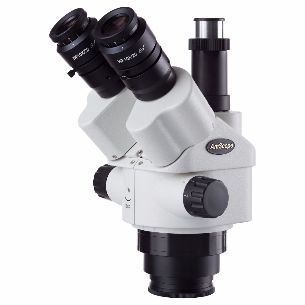 Cabezal de microscopio estéreo - Trinocular Stereo Microscope 7X-45X reseña y precio