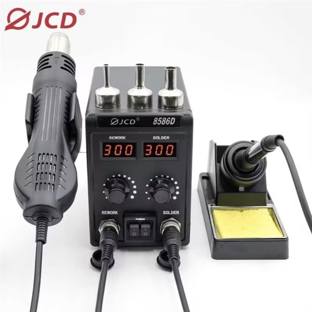 Estación de soldadura 2 en 1 J - 2 In 1 Soldering Rework Station 750W reseña y precio