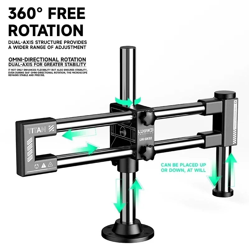 Soporte de Microscopio Biaxial - Articulating Arm Boom Stand Microscope reseña y precio