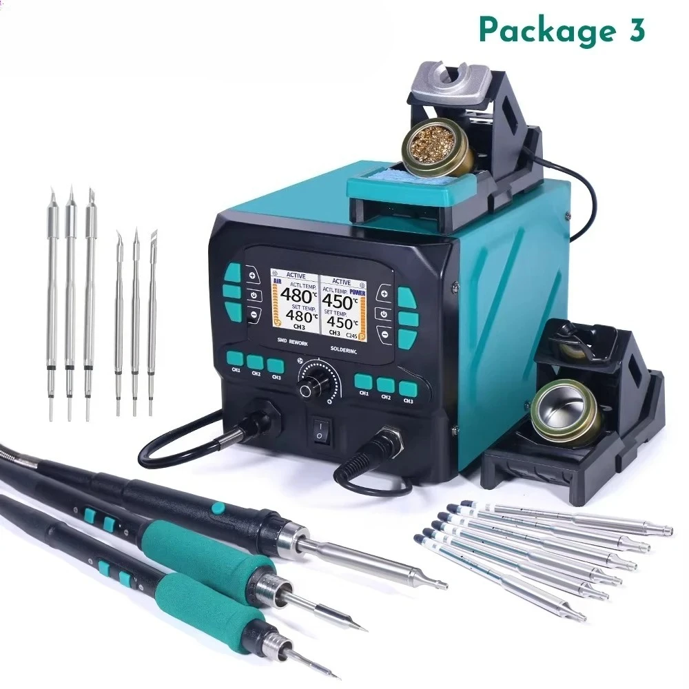Herramienta 992D-II 2 en 1, Na - C210 Precision Soldering Station reseña y precio