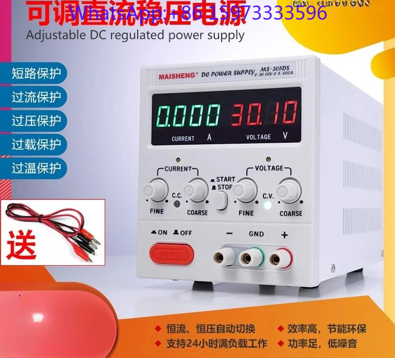 1 unidad de fuente de alimenta - High Precision Dc Power Supply 30V 10A reseña y precio